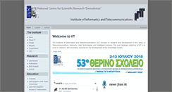 Desktop Screenshot of iit.demokritos.gr