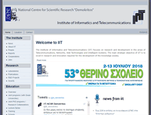 Tablet Screenshot of iit.demokritos.gr
